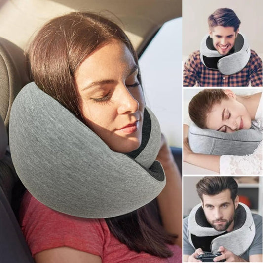 🛫Travel Neck Pillow – Ultra Comfort U-Shaped Memory Foam Cushion for Pain-Free Journeys