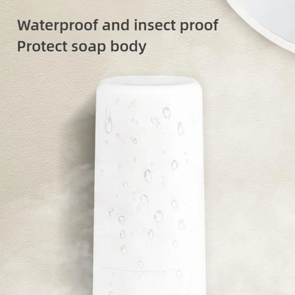 Wandmontierter Seifenmühlenspender – Trockener und sauberer Pulverbehälter für Zuhause, Fitnessstudio und Büro 