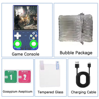 R36 ULTRA 2025 🎮 LNGOOR K36 Portable Game Console with 3.5" IPS Screen, 20,000 Classic Games, Rechargeable, 64GB/128GB