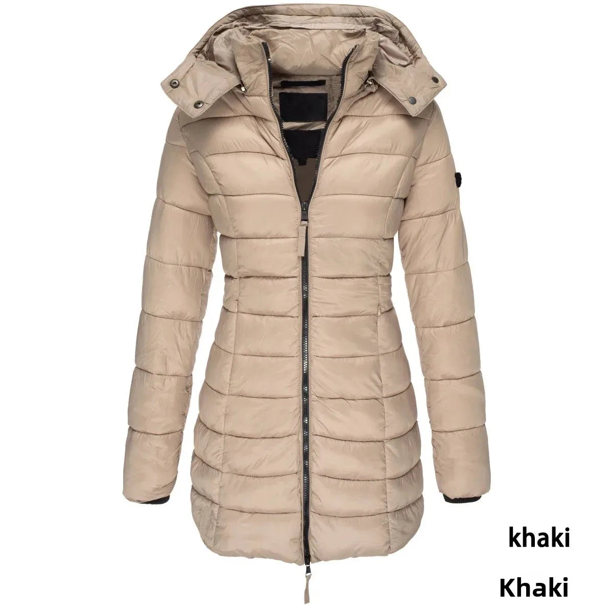 -30°C ❄️ Rated | Women’s Winter Cotton Jacket 🧥– Slim Fit, Warm, Korean Style, Mid-Length