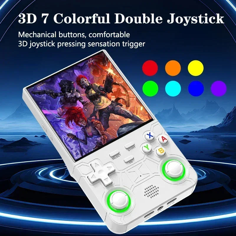 R36 ULTRA 2025 🎮 LNGOOR K36 Portable Game Console with 3.5" IPS Screen, 20,000 Classic Games, Rechargeable, 64GB/128GB