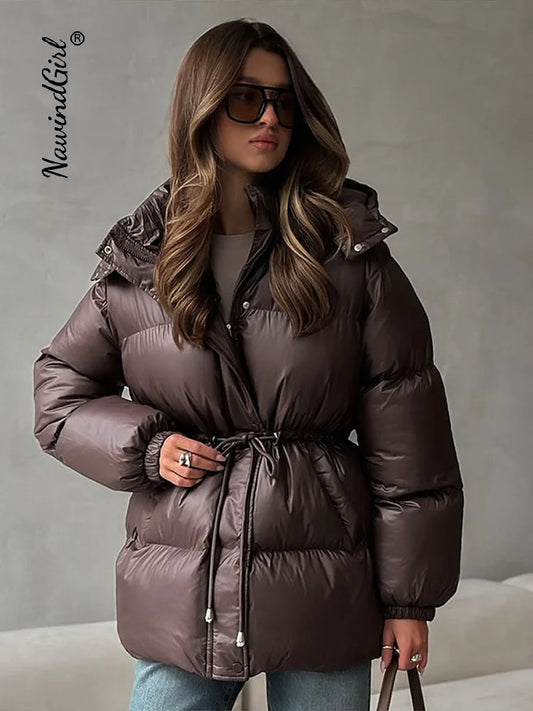 ❄️ Women’s 2025 Thick Cotton Jacket – Warm Winter Coat Rated to -30°C