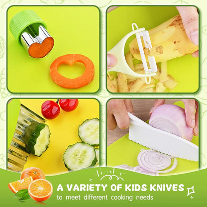 MiniChef™ | Montessori Kids Cooking Set (13 Pcs) – Safe & Real Cooking Fun
