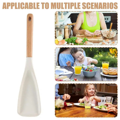 ChefEase™ | 2-in-1 Silicone Cooking Spoon & Spatula 🔥🔥 Multi-Function Spoon – Premium Quality Kitchen Essential
