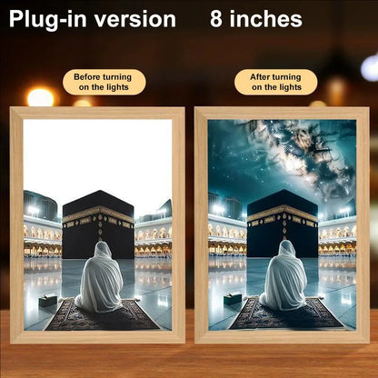 LumiFaith 4D LED-Jesus-Lampe – Inspirierende Wanddekoration &amp; Leuchtende Wohnaccessoires 