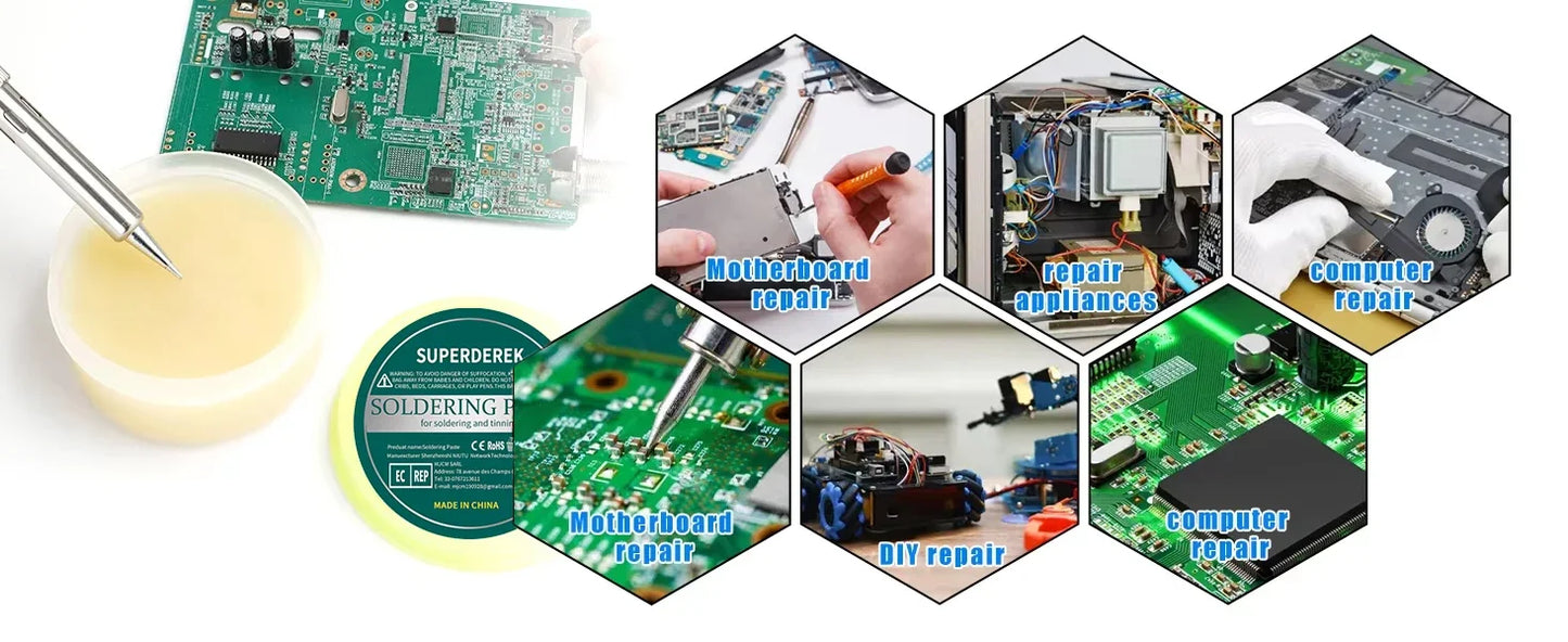 🔥 Premium Electronics Soldering Paste – Lead-Free Rosin for Clean & Accurate Repairs Original