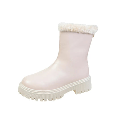 ❄️ Premium Damen-Winterstiefeletten PlushZip™ 