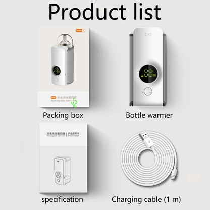 Kabelloser, tragbarer Babyflaschenwärmer – praktischer Reisebegleiter für Eltern