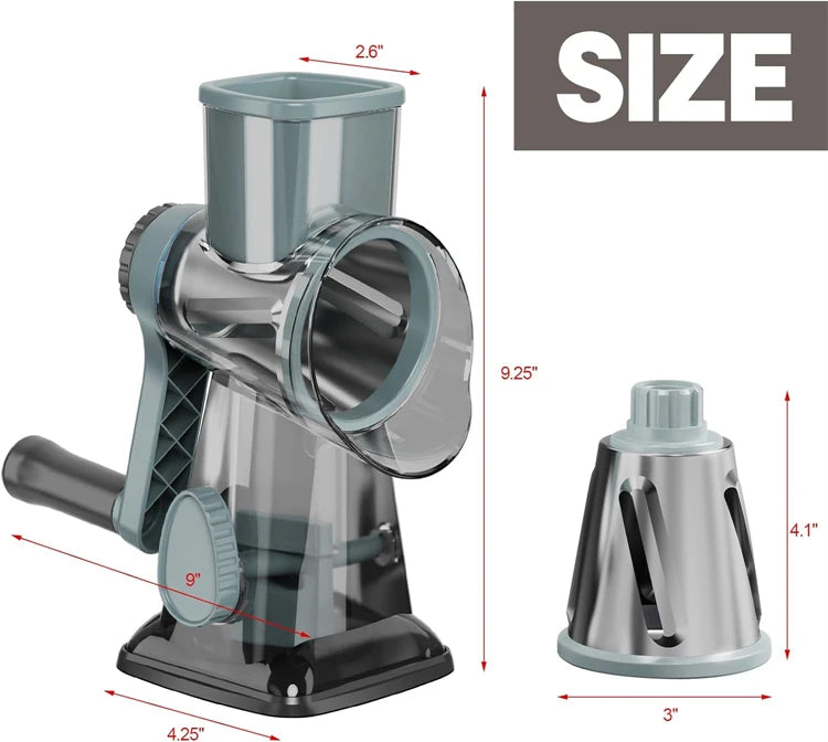 🔥 Premium 3-in-1 Slicer – Fast & Easy Prep!