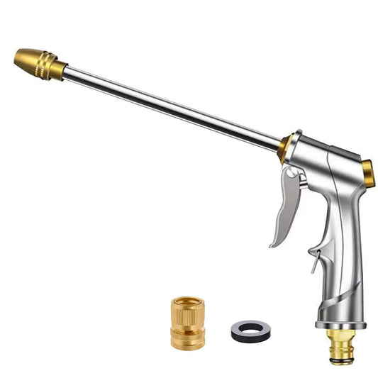Heavy Duty Brass™ – Adjustable High-Pressure Hose Nozzle for Car Washing, Pet Shower & Garden Use