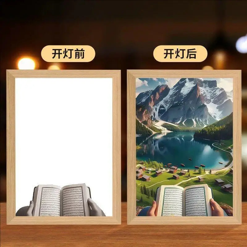 LumiFaith 4D LED-Jesus-Lampe – Inspirierende Wanddekoration &amp; Leuchtende Wohnaccessoires 