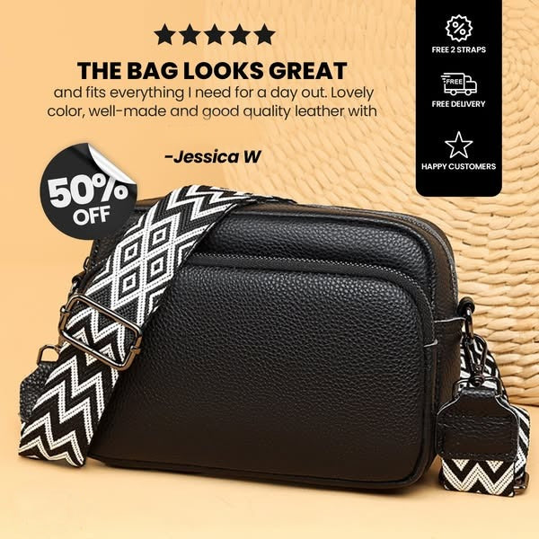 Bellabag – Lederschultertasche für Damen