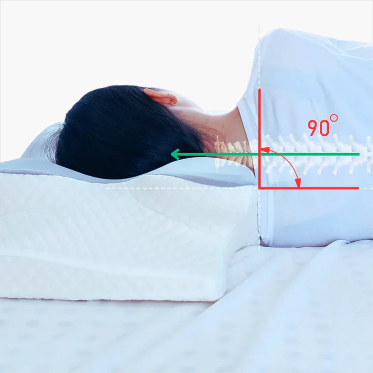 💤 Derila Ergo™ Memory Foam Cervical Pillow – 2-in-1 Ergonomic Neck Support for All Sleepers